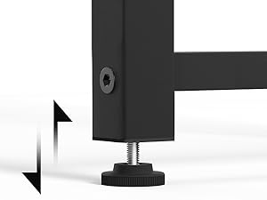 Escritorio en forma de L con estantes de almacenamiento, mesa reversible para estudio trabajo gaming color Negro