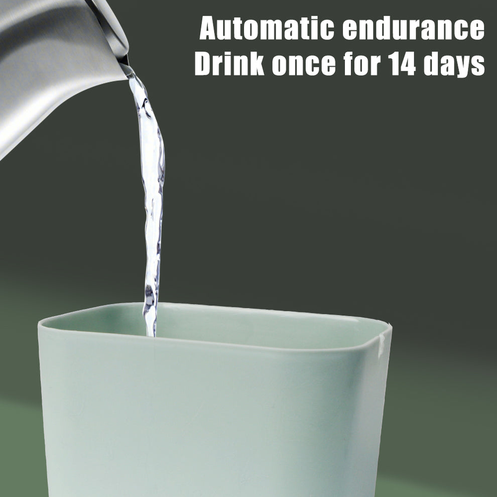 Pet water fountain, ultra-quiet USB electric dispenser with 3 water flow speeds, 1.5L capacity, green color