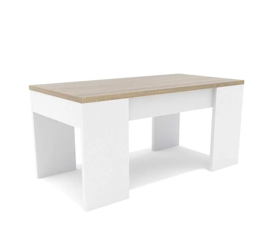 Lift-top coffee table 50x90x45cm available in 4 colors