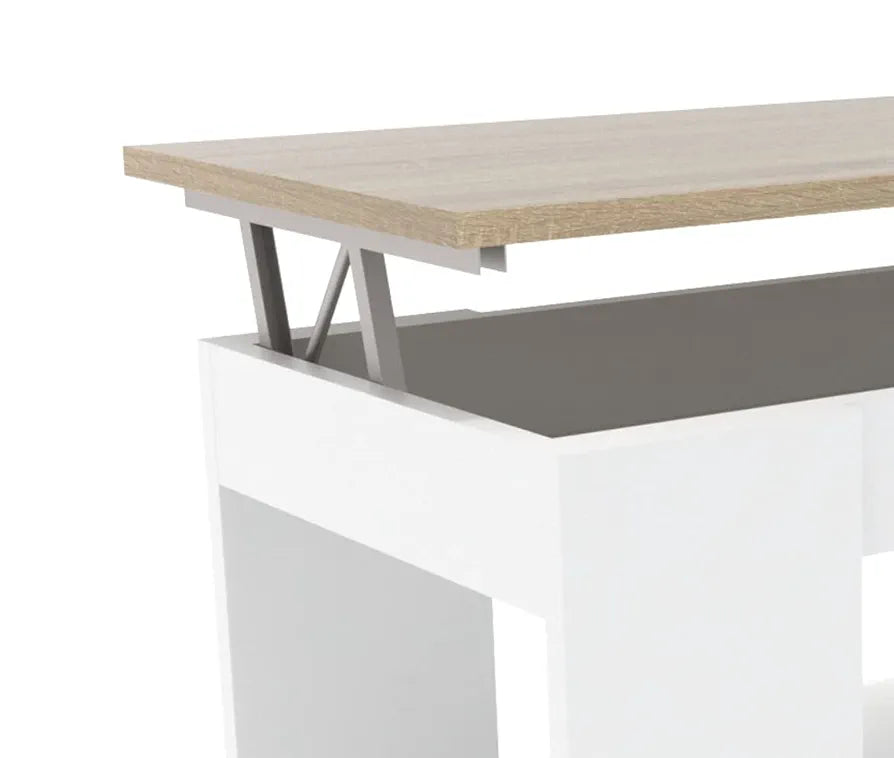 Lift-top coffee table 50x90x45cm available in 4 colors