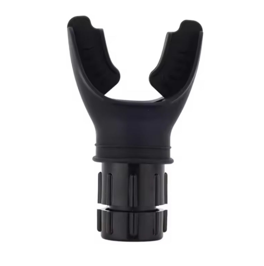 Black portable breathing exercise device