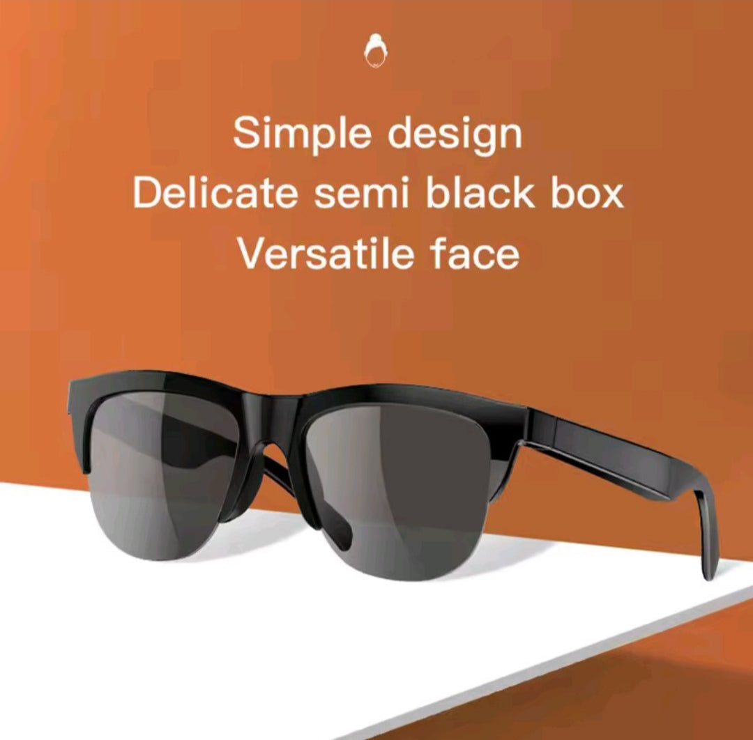 Smart Sunglasses with Touch Control and UV Protection Bluetooth 5.3 HD Surround Sound Waterproof XP4