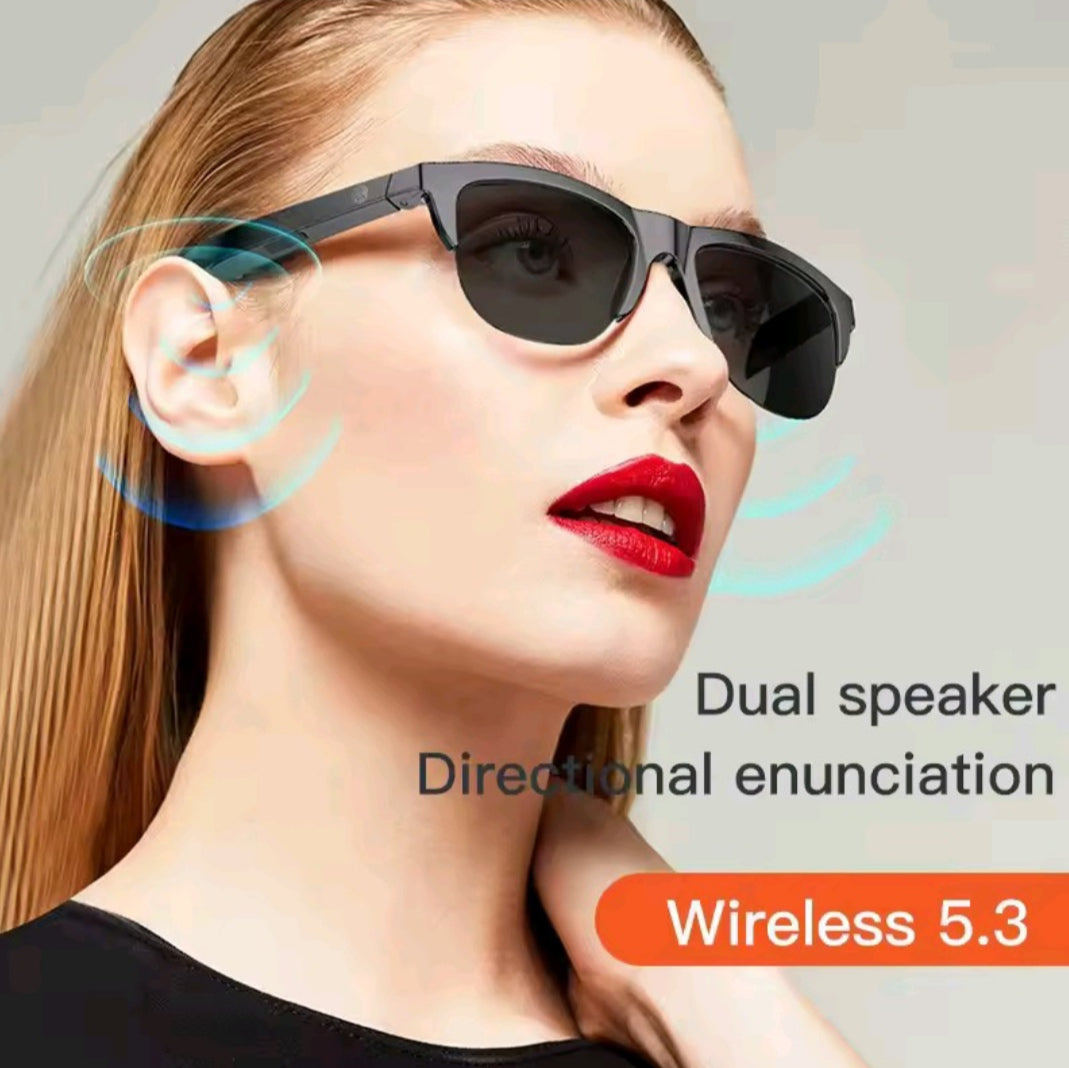 Smart Sunglasses with Touch Control and UV Protection Bluetooth 5.3 HD Surround Sound Waterproof XP4
