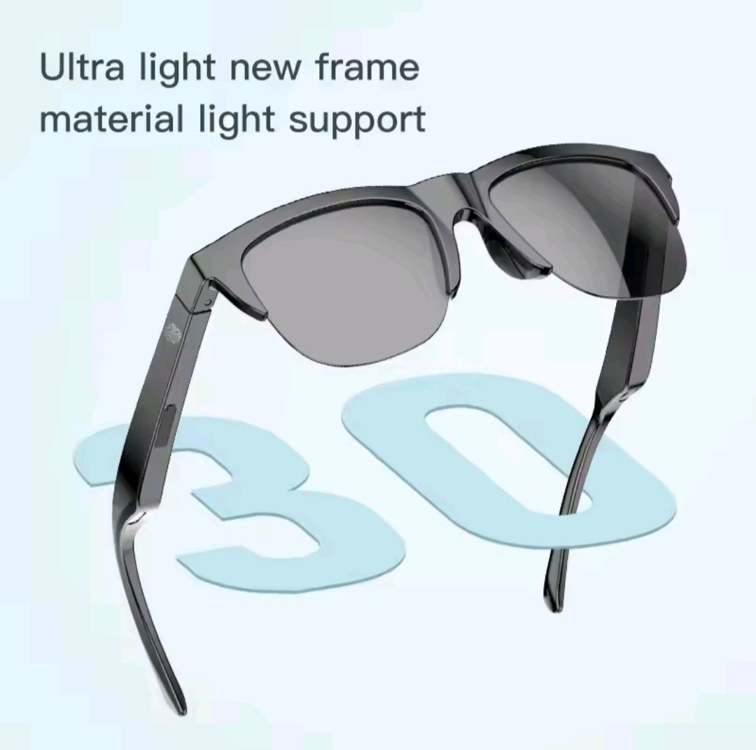 Smart Sunglasses with Touch Control and UV Protection Bluetooth 5.3 HD Surround Sound Waterproof XP4