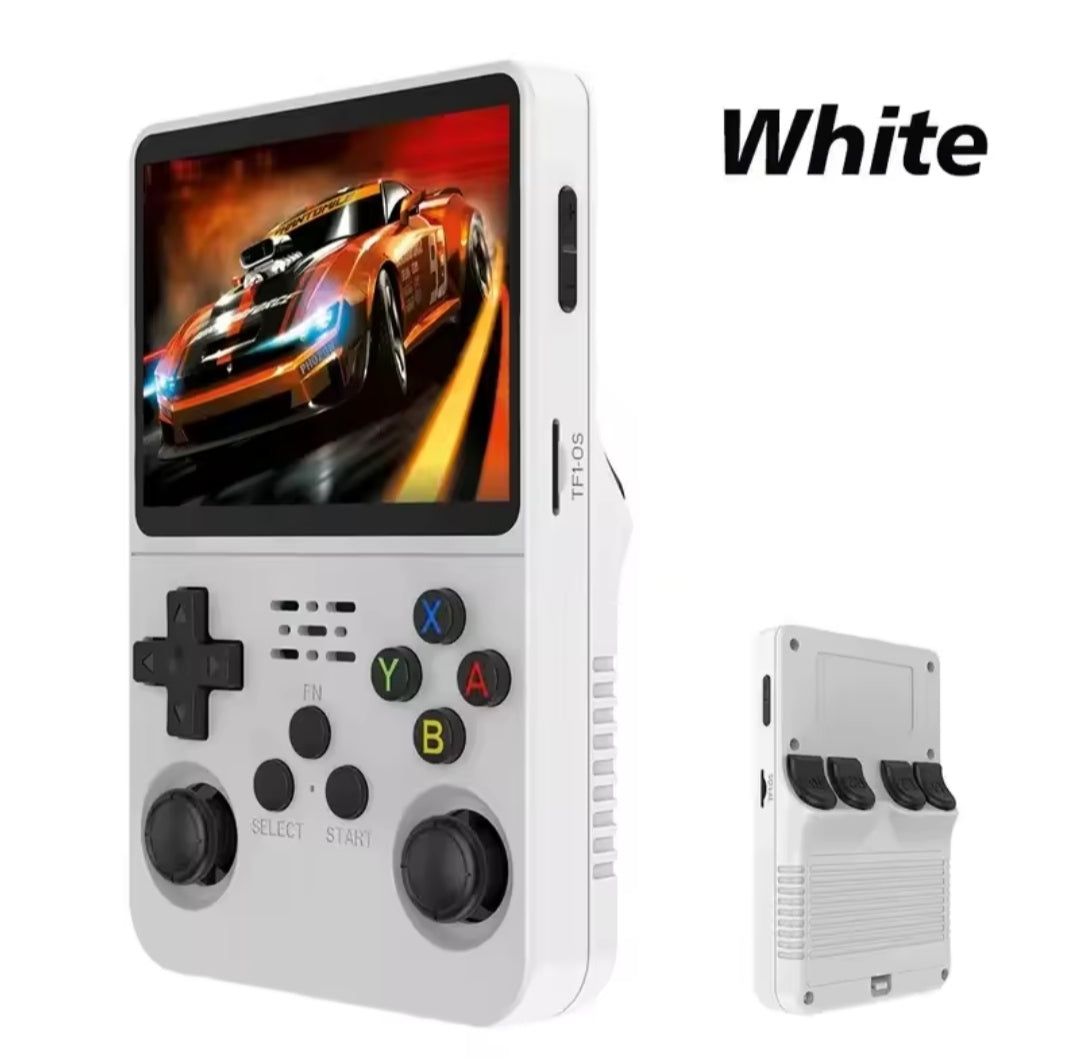 R36S Retro Game Console Open Source Linux System 3.5 Inch HD Screen 128GB Memory with 10,000+ Pre-Installed Games