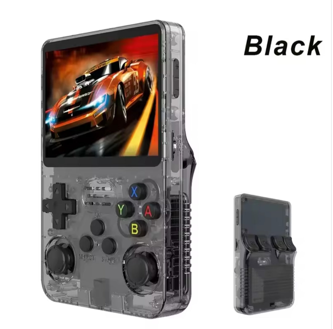 R36S Retro Game Console Open Source Linux System 3.5 Inch HD Screen 128GB Memory with 10,000+ Pre-Installed Games