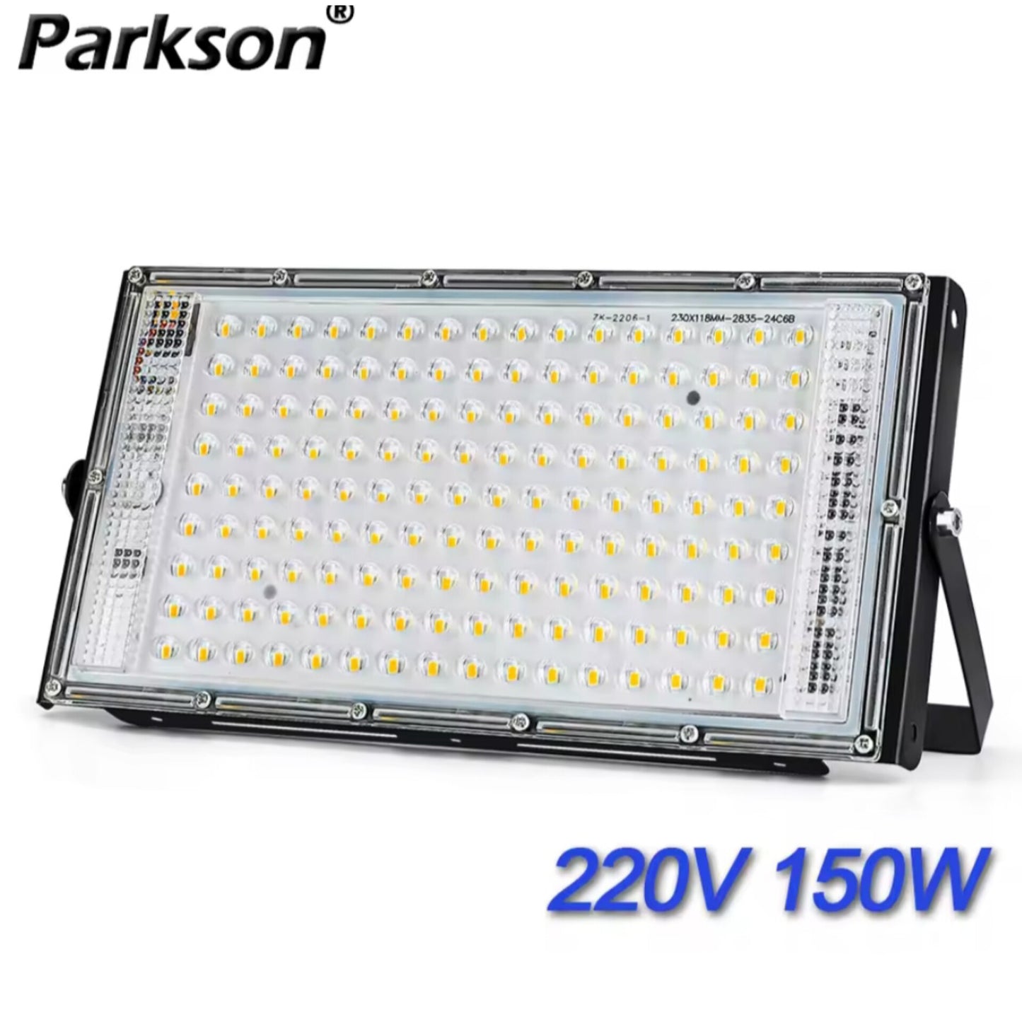 Led Outdoor Reflector Spotlight 150W Waterproof IP65 AC 220V Cold Light Offer Pack of 2 Units, 220V