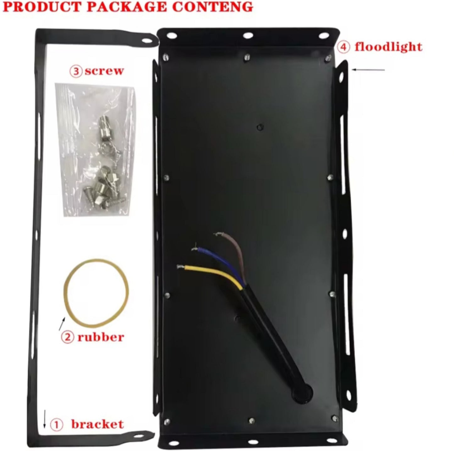 Led Outdoor Reflector Spotlight 150W Waterproof IP65 AC 220V Cold Light Offer Pack of 2 Units, 220V