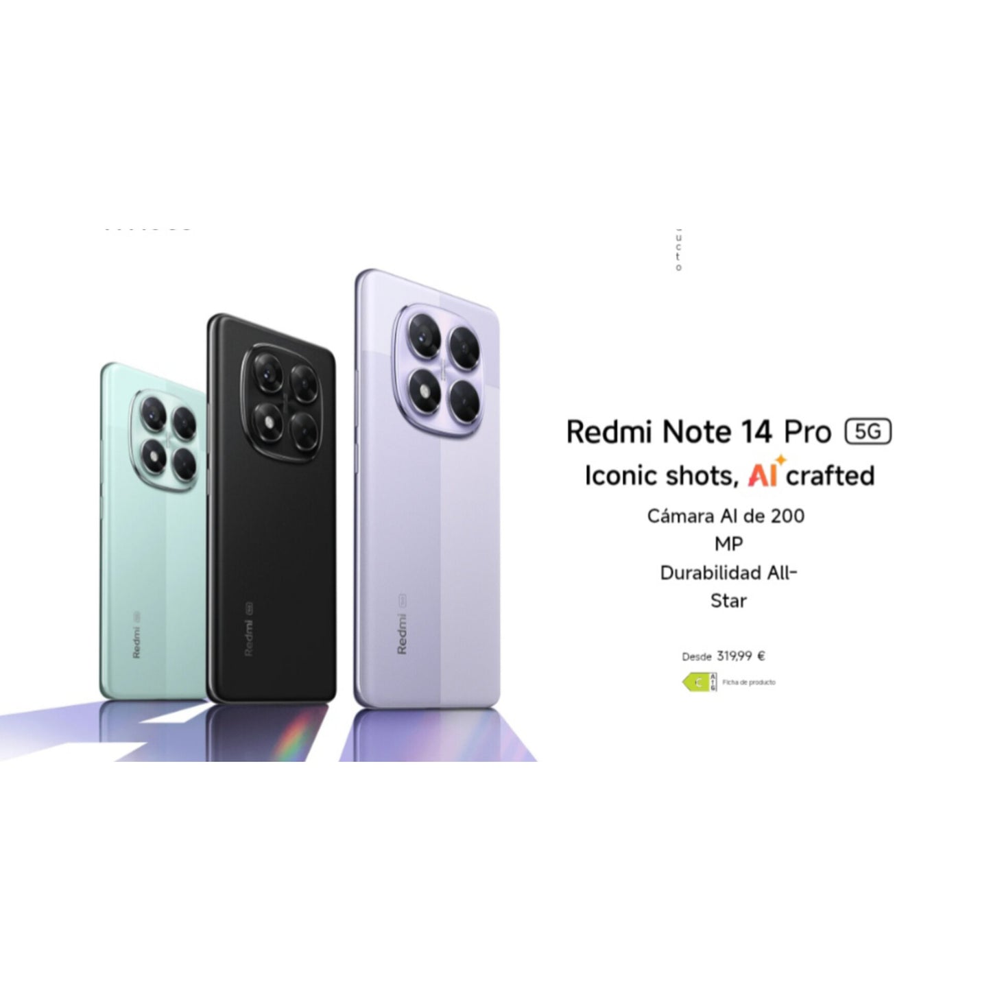 New Xiaomi Redmi Note 14 PRO 5G Global Version 8/256GB Midnight Black