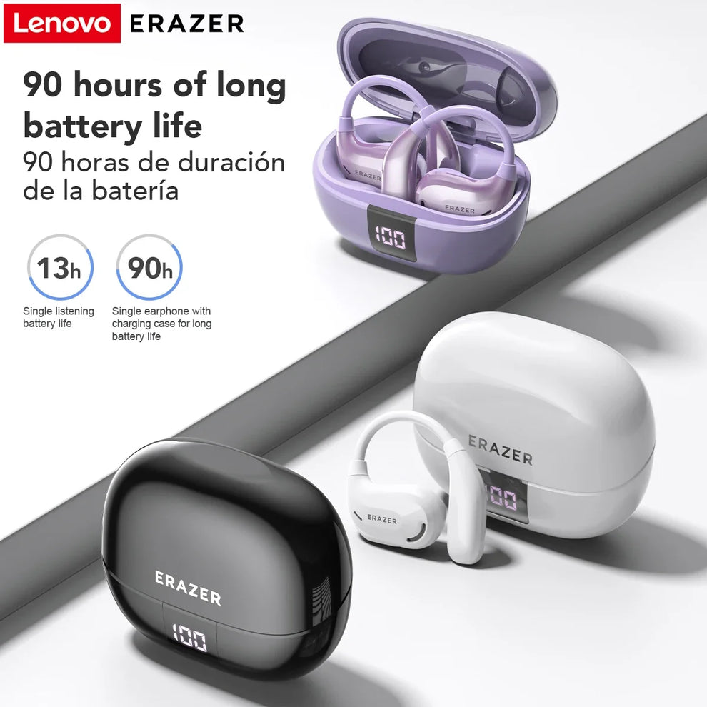ERAZER XT66PRO Wireless Bluetooth Earphones with DIY App Translator Built-in AI Translation into 135 Languages Long Battery Life IPX5 Waterproof