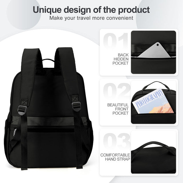 Lumin backpack, special dimensions for cabin luggage, 40x20x25cm, lightweight and comfortable functional travel bag, 4 colors