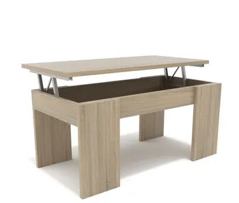 Lift-top coffee table 50x90x45cm available in 4 colors