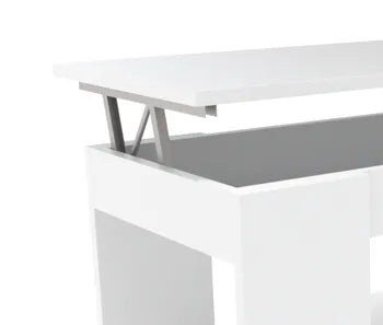 Lift-top coffee table 50x90x45cm available in 4 colors