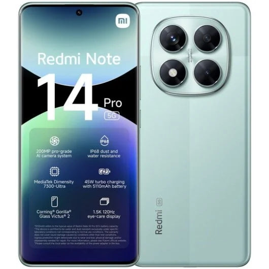 Xiaomi Redmi Note 14 Pro 5G Global Version 8+256GB Coral Green