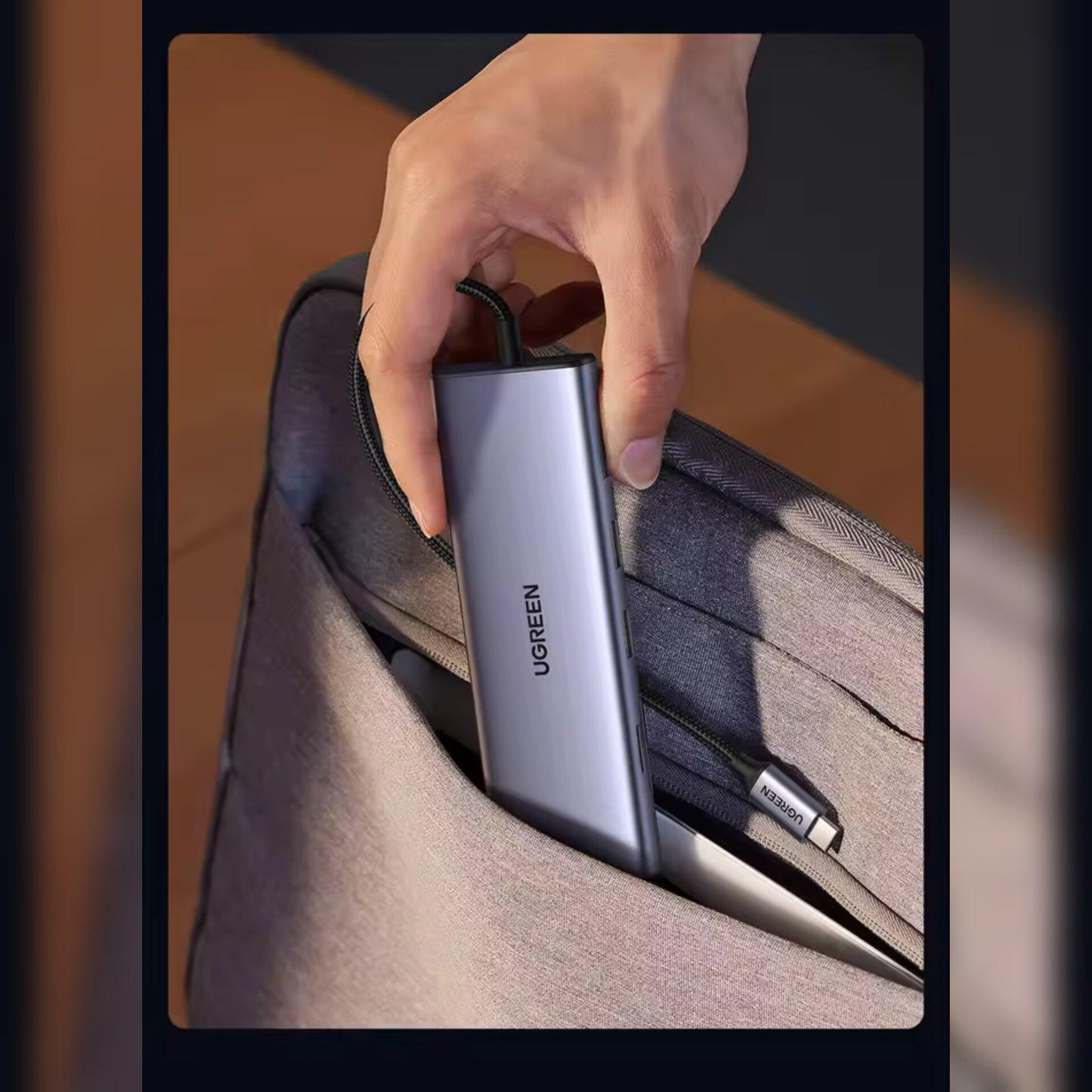 Ugreen estación de acoplamiento USB-C  concentrador 10 en 1: HDMI 4K, VGA, Ethernet de 1 Gbps, PD de 100 W, 3 puertos USB 3.0, ranura para tarjeta SD/TF y audio de 3,5 mm