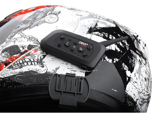 Intercomunicador EJEAS V6 PRO+ para casco de motocicleta bluetooth 5.1 Walkie Talkie 6 conductores Distancia 800 metros Impermeable IP67